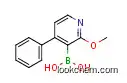 Molecular Structure of 1029654-24-7 (2-Methoxy-4-phenylpyridine-3-boronic acid)
